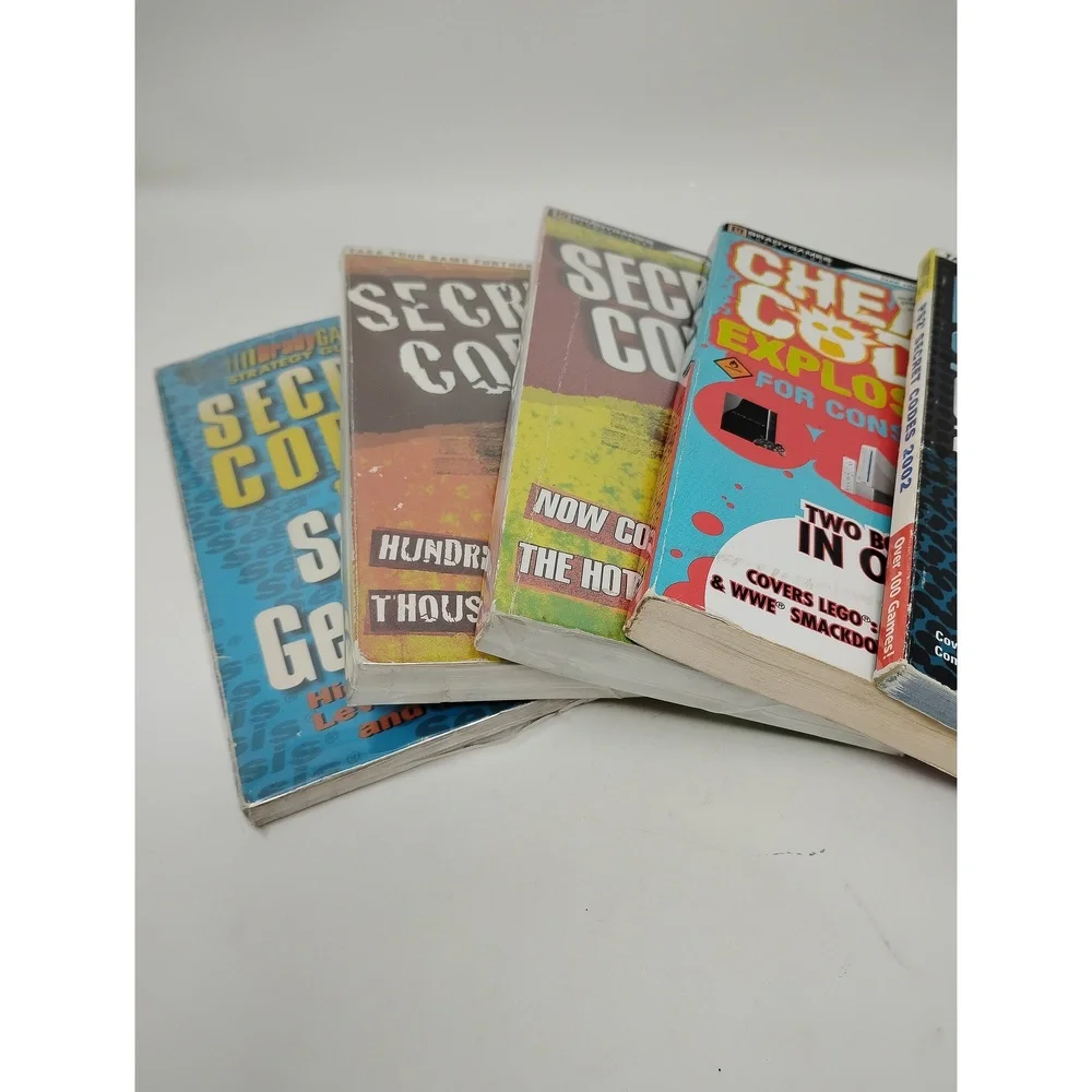 BradyGames Cheat Code Book Collection 2000s PS2 Xbox Strategy Guides Gaming Lot